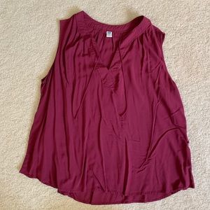 Casual Maroon Top